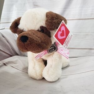 Hugfun Valentine Puppy Love Bulldog Pug Dog Plush Stuffed Toy 14 Inch 2017